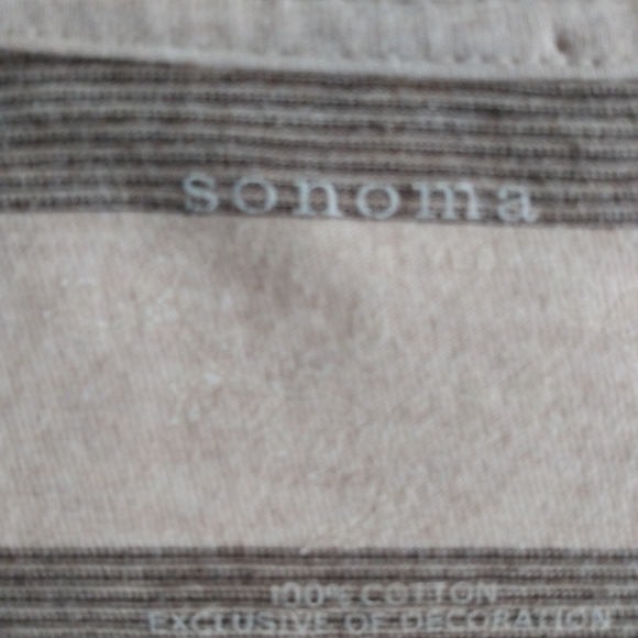 Sonoma Short Sleeve Striped Cotton Tee with rolled sleeve option - Picture 10 of 11